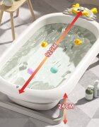 Little Mom Set Cadita pliabila pentru copii Giggletub Grey termometru cu display digital incorporat si hamac cu design ergonomic dimensiune 92 X 51 X 24 cm