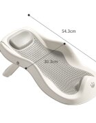 Little Mom Set cadita pliabila XLarge pentru copii Grey echipata cu termometru display digital design modern margini rotunjite capacitate 55L si suport anatomic inclus