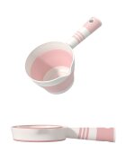 Little Mom Set de baita 5 in 1 Premium pentru bebelusi Comfort Care pink Cadita pliabila cu termometru integrat Hamac moale ergonomic si accesorii de imbaiere incluse
