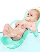 Little Mom Suport anatomic pentru cadita copii Cocoon Blue design bionic cu inclinare de 23 de grade fixare cu ventuze compatibilitate universala dimensiune 56 x 29 x 22 cm