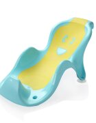 Little Mom Suport anatomic pentru cadita copii Cocoon Blue design bionic cu inclinare de 23 de grade fixare cu ventuze compatibilitate universala dimensiune 56 x 29 x 22 cm