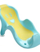 Little Mom Suport anatomic pentru cadita copii Cocoon Blue design bionic cu inclinare de 23 de grade fixare cu ventuze compatibilitate universala dimensiune 56 x 29 x 22 cm