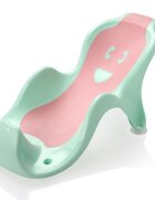 Little Mom Suport anatomic pentru cadita copii Cocoon Green design bionic cu inclinare de 23 de grade fixare cu ventuze compatibilitate universala dimensiune 56 x 29 x 22 cm
