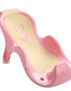 Little Mom Suport anatomic pentru cadita copii Cocoon Pink design bionic cu inclinare de 23 de grade fixare cu ventuze compatibilitate universala dimensiune 56 x 29 x 22 cm