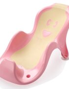 Little Mom Suport anatomic pentru cadita copii Cocoon Pink design bionic cu inclinare de 23 de grade fixare cu ventuze compatibilitate universala dimensiune 56 x 29 x 22 cm