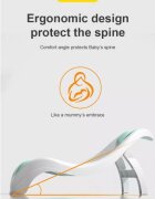 Little Mom Suport anatomic pliabil pentru cadita Blue