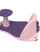 Little Mom Suport de baie Baby Shower Pink cu ventuze si spatar varsta 6 luni+