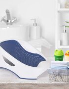 Little Mom Suport de baie Soft Blue design ergonomic confortabil stabil dimeniuni 60.5 x 39 x 20 cm