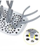 Little Mom Suport Green pentru uscarea biberoanelor si accesoriilor fara bpa practic cu componente detasabile