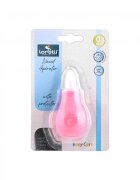 LORELLI Aspirator nazal 0 luni+ cu capac de protectie Blush Pink