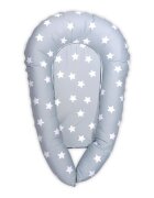 LORELLI Baby Nest 3 in 1 cu husa din bumbac ranforce 110x70x15 cm Grey Mist