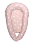 LORELLI Baby Nest 3 in 1 cu husa din bumbac ranforce 110x70x15 cm Pale Blush