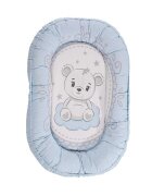 LORELLI Baby Nest din bumbac ranforce 92 x 58 cm Little Bear Blue