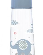 LORELLI Biberon Animals 250 ml capac decorat 0 luni+ Moonlight Blue