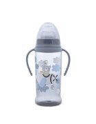 LORELLI Biberon anticurgere cu manere tetina lata protejeaza gingiile 6 luni+ 360 ml My Friend Cameo Blue