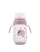 LORELLI Biberon anticurgere cu toarte si gat larg 6 luni+ 250 ml My Friend Mellow Rose