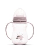 LORELLI Biberon cu manere My Friend tetina moale din silicon 0 luni+ 250 ml Mellow Rose
