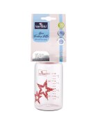 LORELLI Biberon din sticla cu tetina anticolici 120 ml Pink