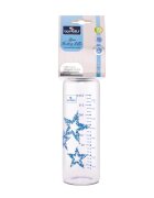 LORELLI Biberon din sticla cu tetina anticolici 240 ml Blue