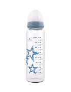 LORELLI Biberon din sticla cu tetina anticolici 240 ml Blue