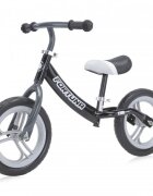 LORELLI Bicicleta copii fara pedale Fortuna grey black varsta 2-5 ani ghidon reglabil in inaltime de la 51 cm pana la 60 cm roti din spuma EVA 11 inch scaun reglabil de la 33 cm pana la 43 cm