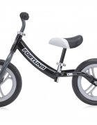 LORELLI Bicicleta copii fara pedale Fortuna grey black varsta 2-5 ani ghidon reglabil in inaltime de la 51 cm pana la 60 cm roti din spuma EVA 11 inch scaun reglabil de la 33 cm pana la 43 cm