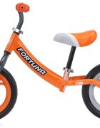 LORELLI Bicicleta copii fara pedale Fortuna greyorange varsta 2-5 ani ghidon reglabil in inaltime de la 51 cm pana la 60 cm roti din spuma EVA 11 inch scaun reglabil de la 33 cm pana la 43 cm