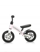 LORELLI Bicicleta copii fara pedale Scout Air Pink de echilibru 10 inch varsta 2-4 ani roti cu camera si cauciuc scaun reglabil pe inaltime de la 30 cm pana la 33 cm maxim 25 de kg ghidon reglabil in inaltime 49-515 cm