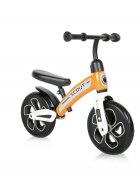 LORELLI Bicicleta copii fara pedale Scout Orange de echilibru roti din spuma EVA scaun reglabil pe inaltime de la 30 cm pana la 33 cm varsta 2-4 ani maxim 25 de kg ghidon reglabil in inaltime de la 49 cm pana la 51.5 cm
