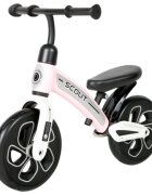 LORELLI Bicicleta copii fara pedale Scout Pink de echilibru roti din spuma EVA scaun reglabil pe inaltime de la 30 cm pana la 33 cm varsta 2-4 ani maxim 25 de kg ghidon reglabil in inaltime de la 49 cm pana la 51.5 cm