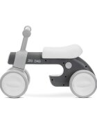 LORELLI Bicicleta de echilibru Zig Zag Grey 12-36 luni scaun reglabil 2 pozitii roti din spuma Eva lumini si muzica