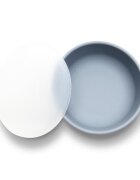 LORELLI Bol de hranire cu capac din silicon natural si ventuza 6 luni+ Grey