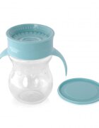 LORELLI Cana de tranzitie anti-varsare sistem de baut din orice pozitie 360 grade 12 luni+ Blue