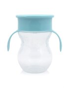 LORELLI Cana de tranzitie anti-varsare sistem de baut din orice pozitie 360 grade 12 luni+ Blue