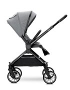 LORELLI Carucior 2 in 1 pentru copii Reya Grey cadru din aluminiu suspensii geanta cos individual cu maner de transport maner si sezut reversibile greutate suportata 22 kg