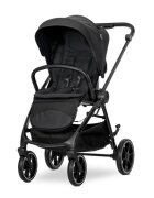 LORELLI Carucior 2 in 1 pentru copii Venice Black cadru din aluminiu suspensii sezut reversibil geanta greutate admisa 22 kg