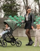 LORELLI Carucior 2 in 1 pentru copii Venice Black cadru din aluminiu suspensii sezut reversibil geanta greutate admisa 22 kg