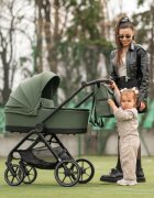LORELLI Carucior 2 in 1 pentru copii Venice Grey cadru din aluminiu suspensii sezut reversibil geanta greutate admisa 22 kg