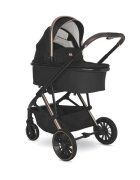 LORELLI Carucior 3 in 1 pentru copii Aria Black cosulet auto Aria Luxe 40-87 cm inclus cadru din aluminiu parte sport reversibila multiple accesorii greutate admisa 22 kg