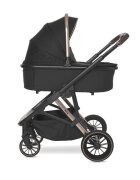 LORELLI Carucior 3 in 1 pentru copii Aria Black cosulet auto Aria Luxe 40-87 cm inclus cadru din aluminiu parte sport reversibila multiple accesorii greutate admisa 22 kg