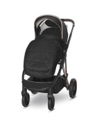 LORELLI Carucior 3 in 1 pentru copii Aria Black cosulet auto Aria Luxe 40-87 cm inclus cadru din aluminiu parte sport reversibila multiple accesorii greutate admisa 22 kg