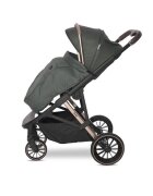 LORELLI Carucior 3 in 1 pentru copii Aria Green cosulet auto Aria Luxe 40-87 cm inclus cadru din aluminiu parte sport reversibila multiple accesorii greutate admisa 22 kg