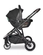 LORELLI Carucior 3 in 1 pentru copii Aria Grey cosulet auto Aria Luxe 40-87 cm inclus cadru din aluminiu parte sport reversibila multiple accesorii greutate admisa 22 kg