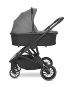 LORELLI Carucior 3 in 1 pentru copii Aria Grey cosulet auto Aria Luxe 40-87 cm inclus cadru din aluminiu parte sport reversibila multiple accesorii greutate admisa 22 kg