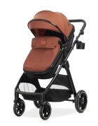 LORELLI Carucior 3 in 1 pentru copii Aspen Picante reversibil suspensii cadru din aluminiu geanta greutate suportata 22 kg
