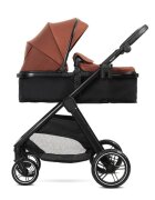 LORELLI Carucior 3 in 1 pentru copii Aspen Picante reversibil suspensii cadru din aluminiu geanta greutate suportata 22 kg