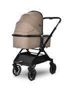 LORELLI Carucior 3 in 1 pentru copii Reya Maro cu maner reversibil cadru din aluminiu suspensii maner pentru transport greutate admisa 22 kg
