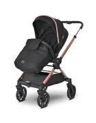 LORELLI Carucior 3 in 1 pentru copii Reya Negru Jasper cu maner reversibil cadru din aluminiu suspensii maner pentru transport greutate admisa 22 kg