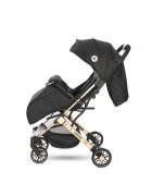LORELLI Carucior Fiorano cu husa de picioare inclusa si maner de transport tip troller Black