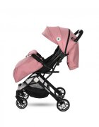 LORELLI Carucior Fiorano cu husa de picioare inclusa si maner de transport tip troller Rose Quartz
